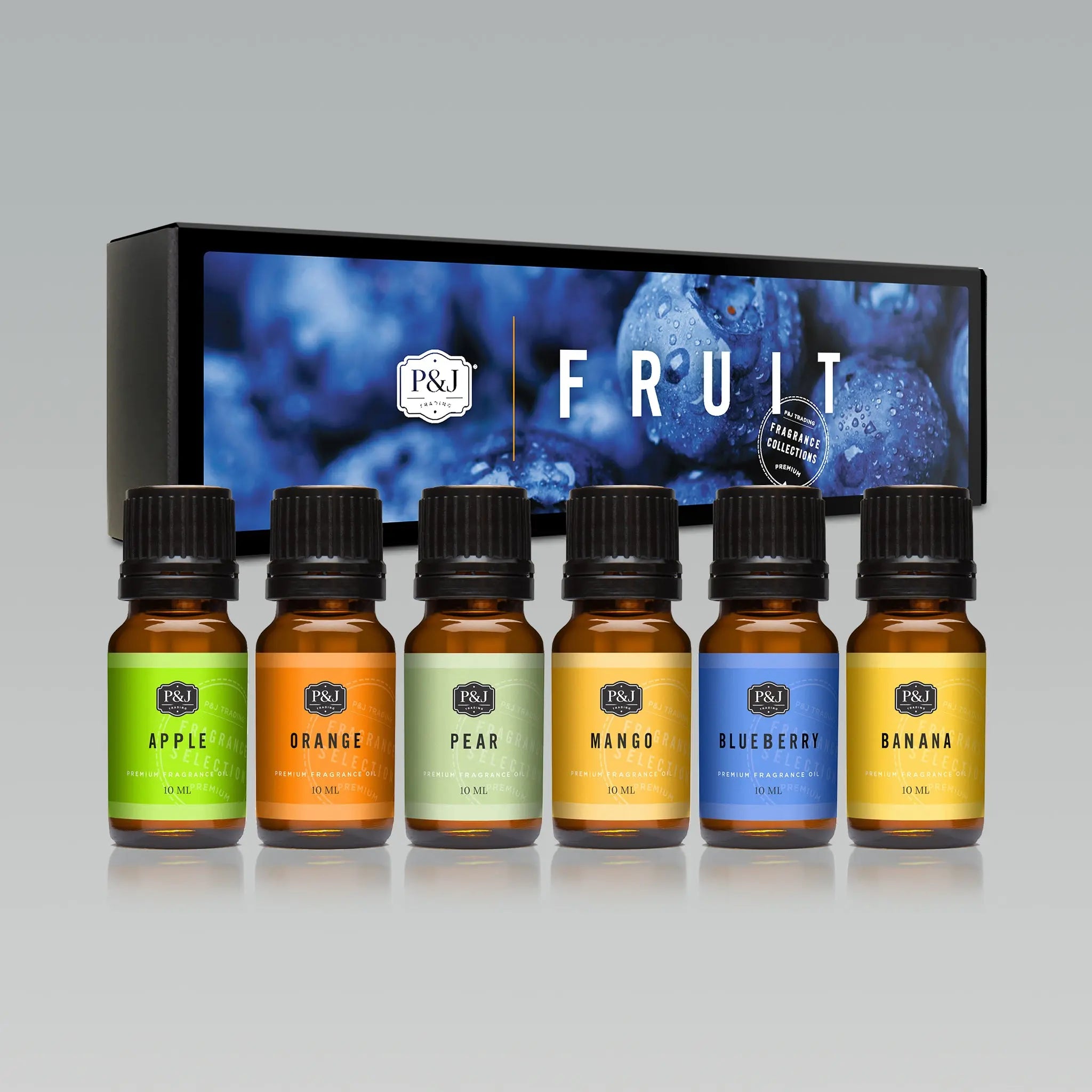P&j Trading Fragrance Oil | Citrus Set of 6 - Scented Oil for Soap Making, Diffusers, Candle Making, Lotions, Haircare, Slime, and Home Fragrance