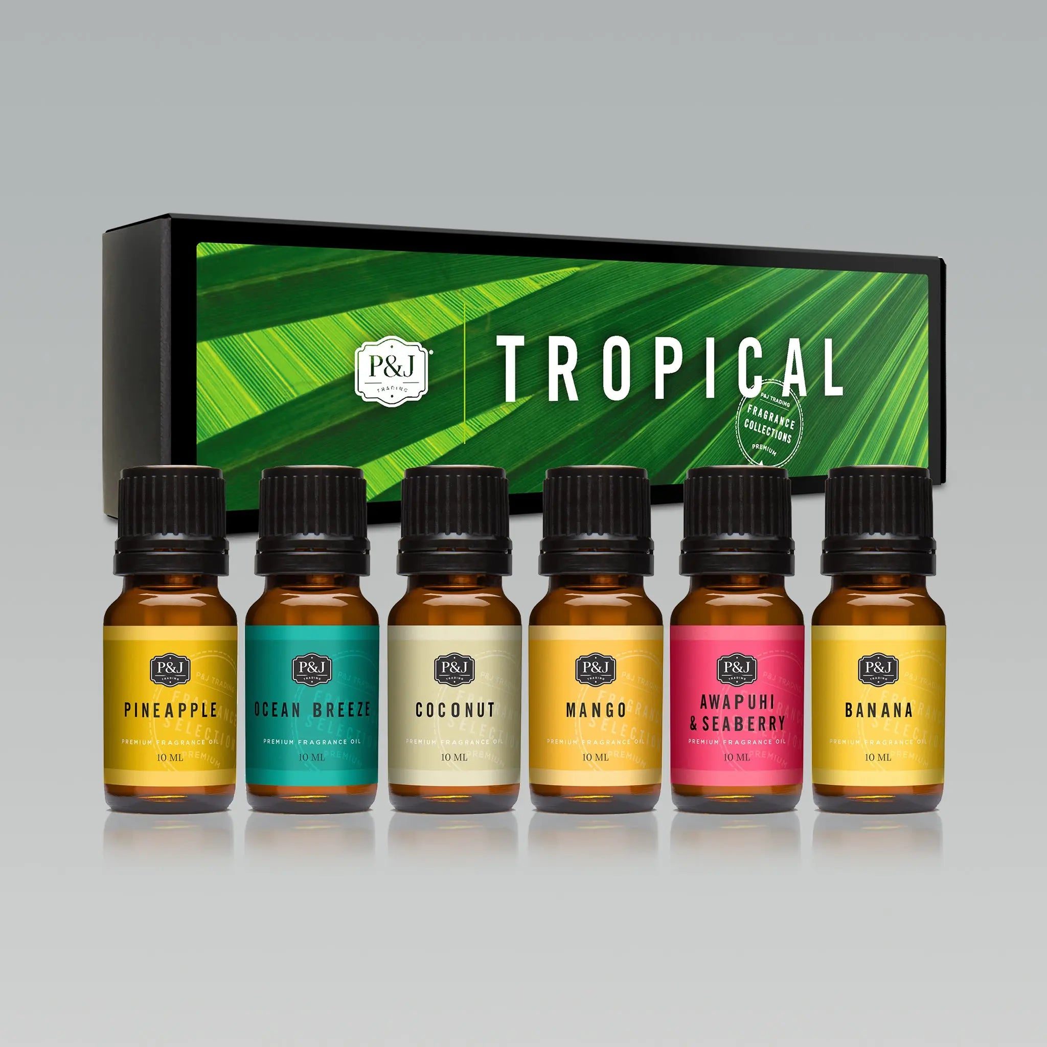 P&J Trading Fragrance Oil  Tropical Set of 6 - Scented Oil for