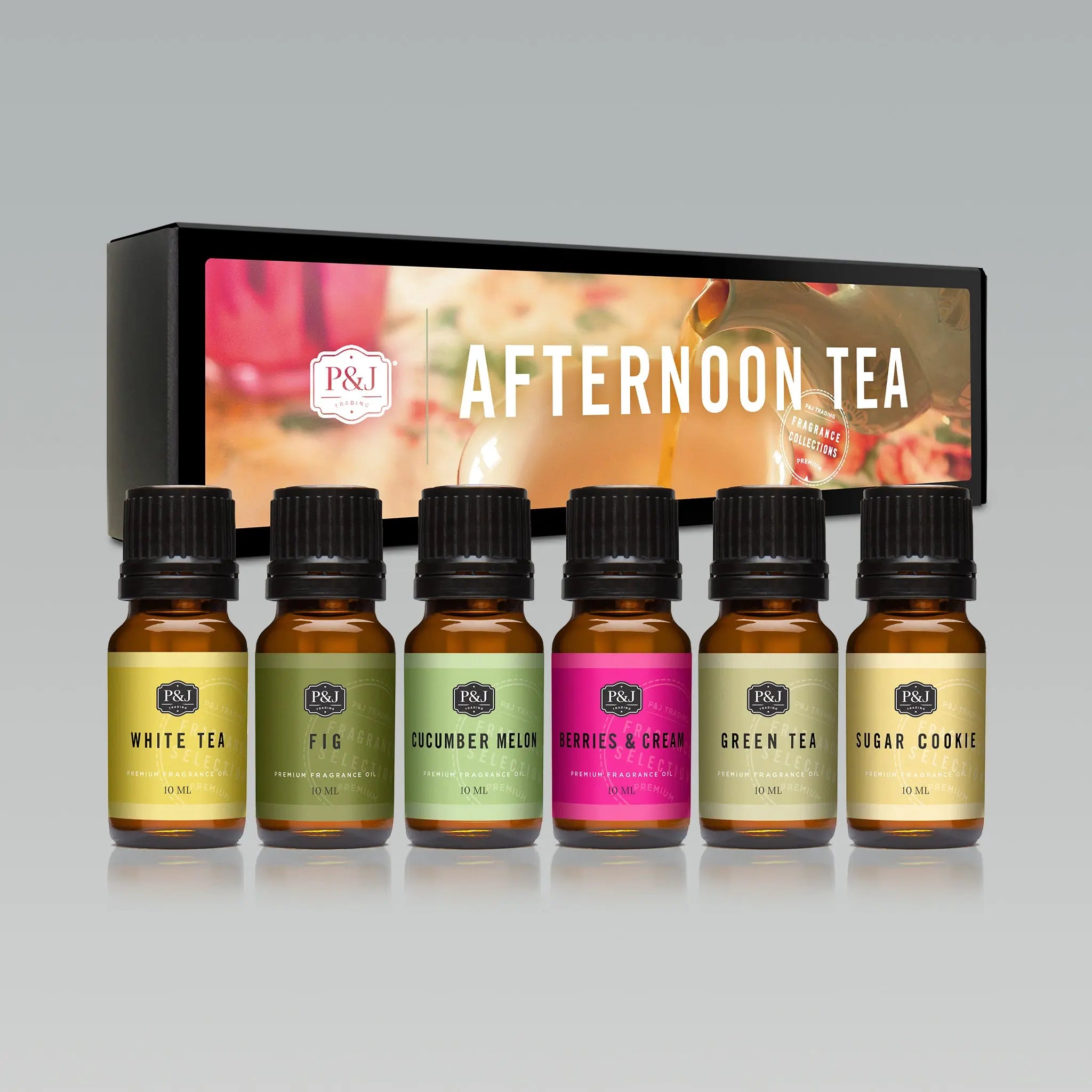 Afternoon Tea Set of 6 Fragrance Oils 10ml
