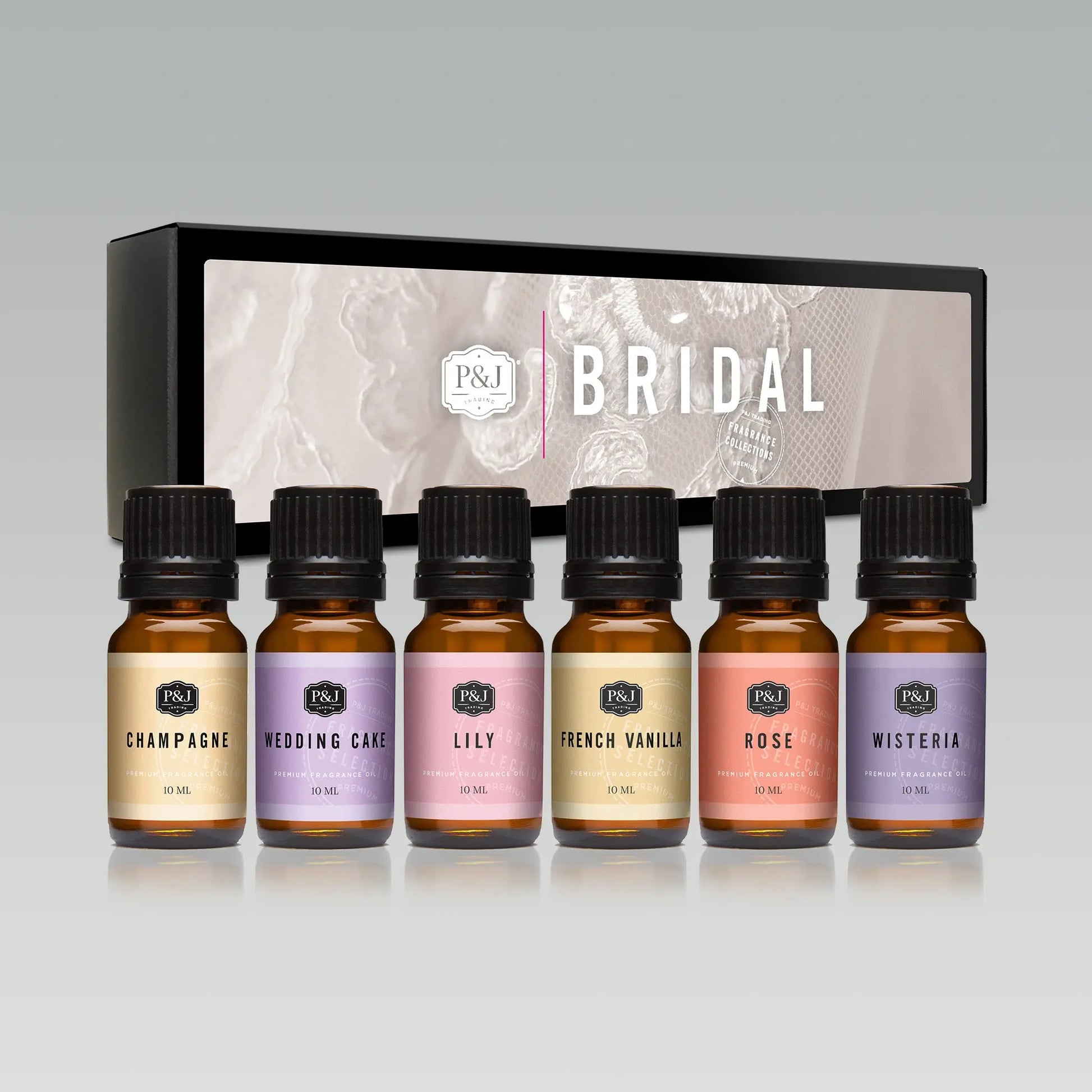 Bridal Set of 6 Fragrance Oils 10ml P&J Trading