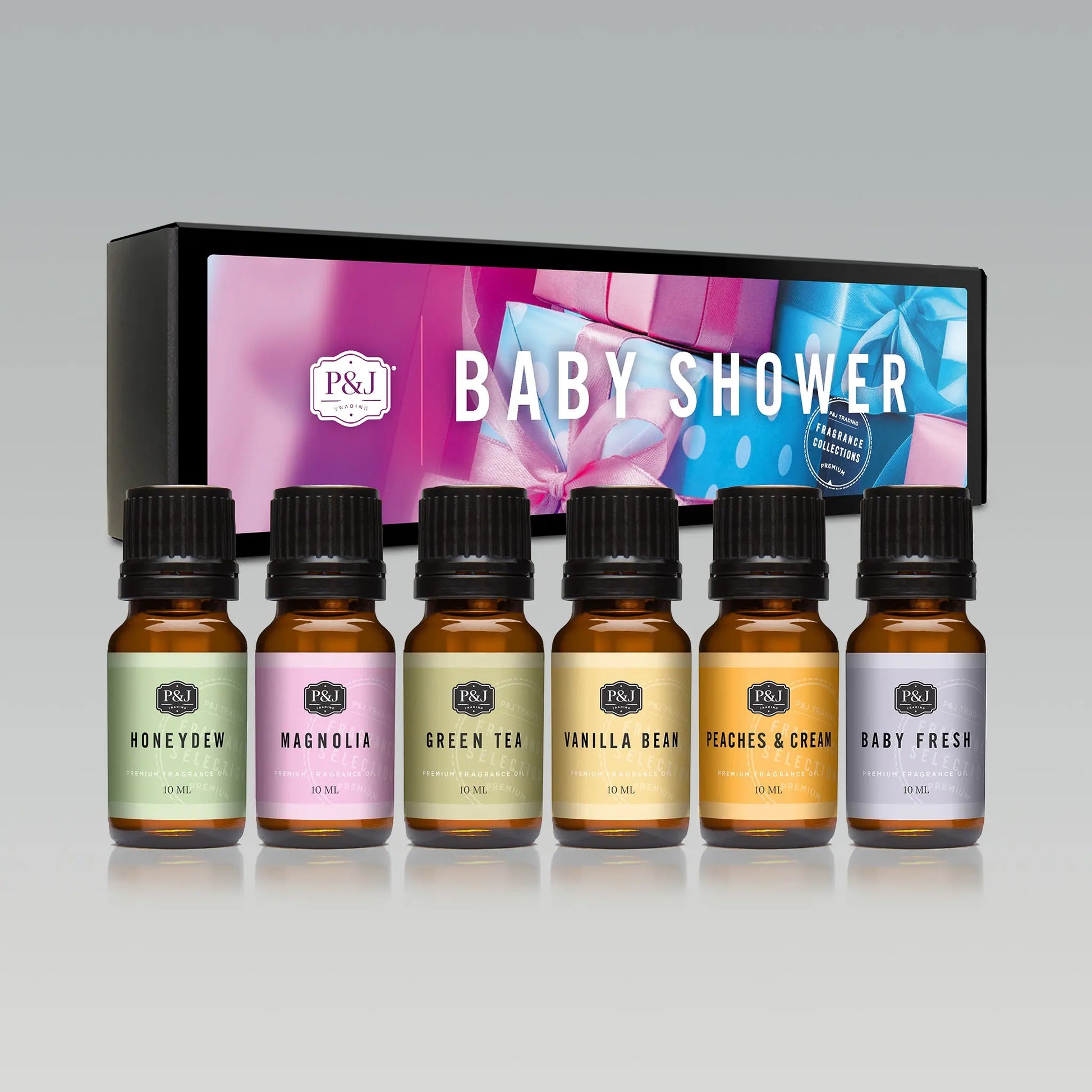 Baby Shower Set of 6 Fragrance Oils 10ml P&J Trading