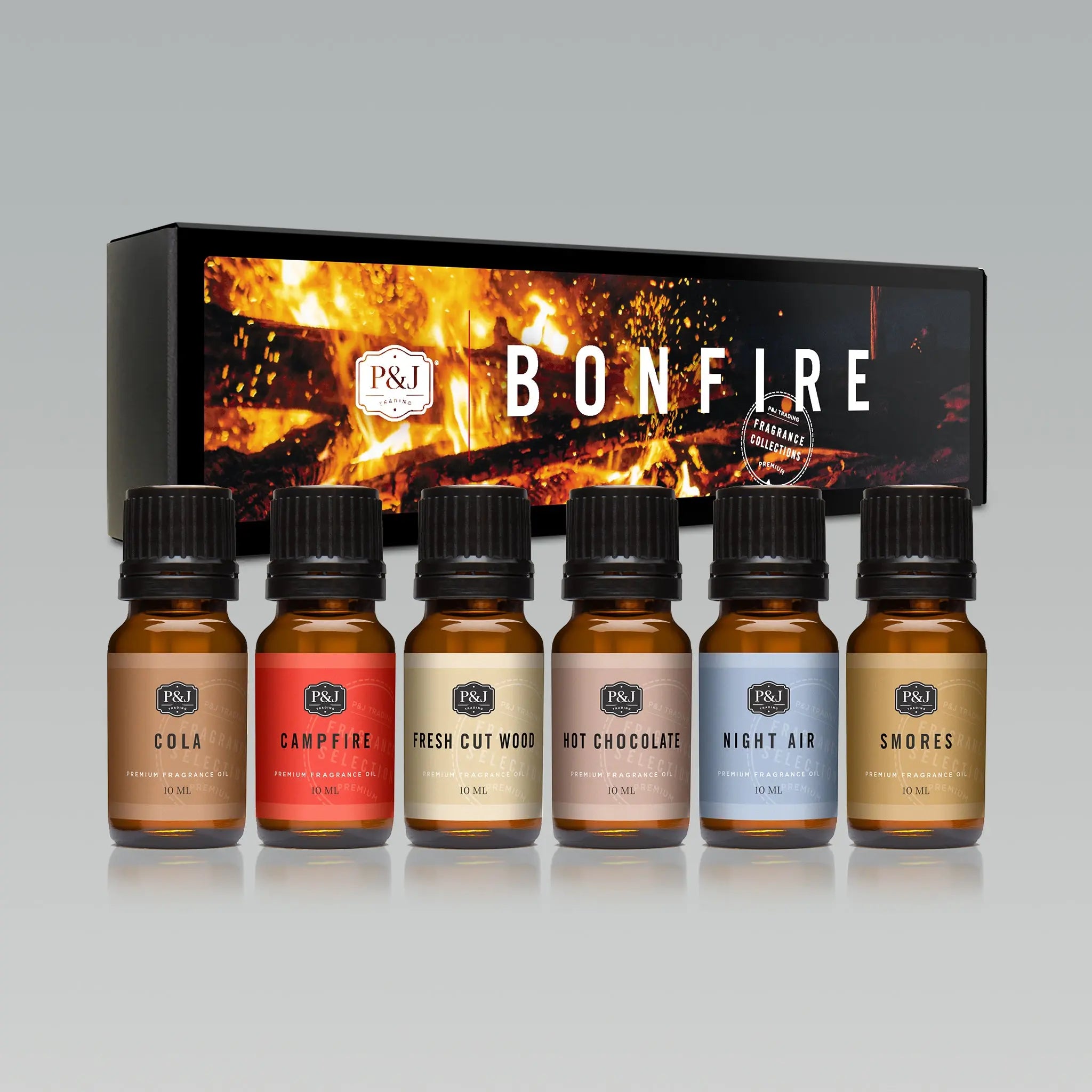 Bonfire Set of 6 Fragrance Oils 10ml