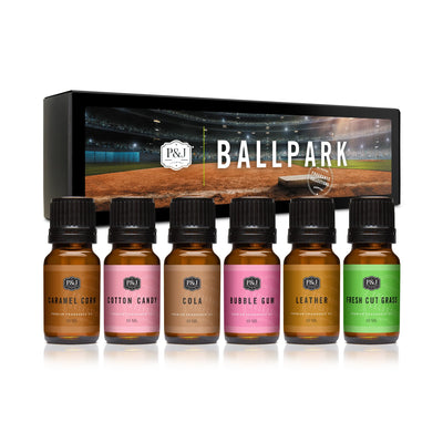 Ballpark Set of 6 Fragrance Oils 10ml