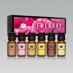 Birthday Set of 6 Fragrance Oils 10ml P&J Trading