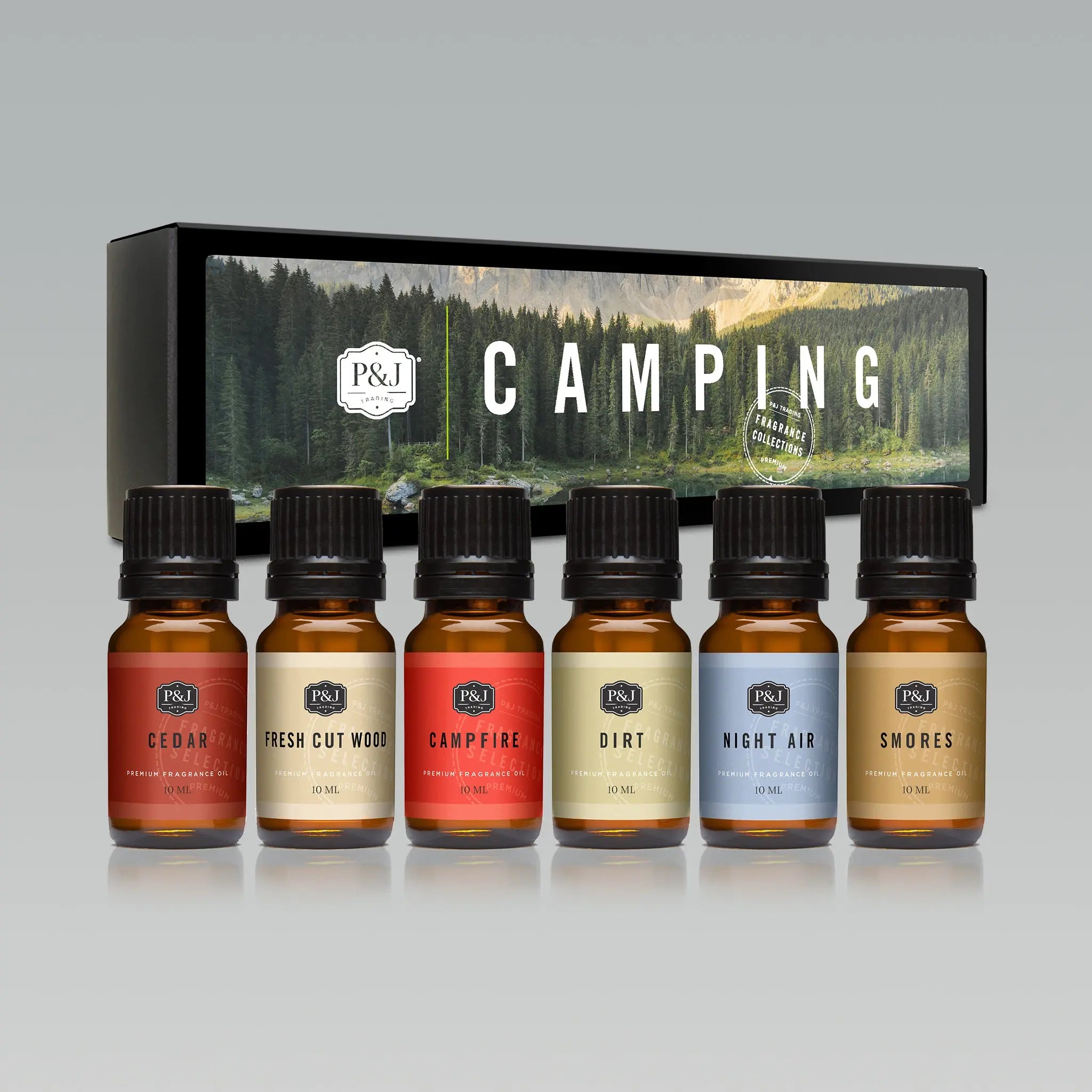 Camping Set of 6 Fragrance Oils 10ml