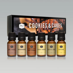 Cookies & Cakes Set of 6 Fragrance Oils 10ml