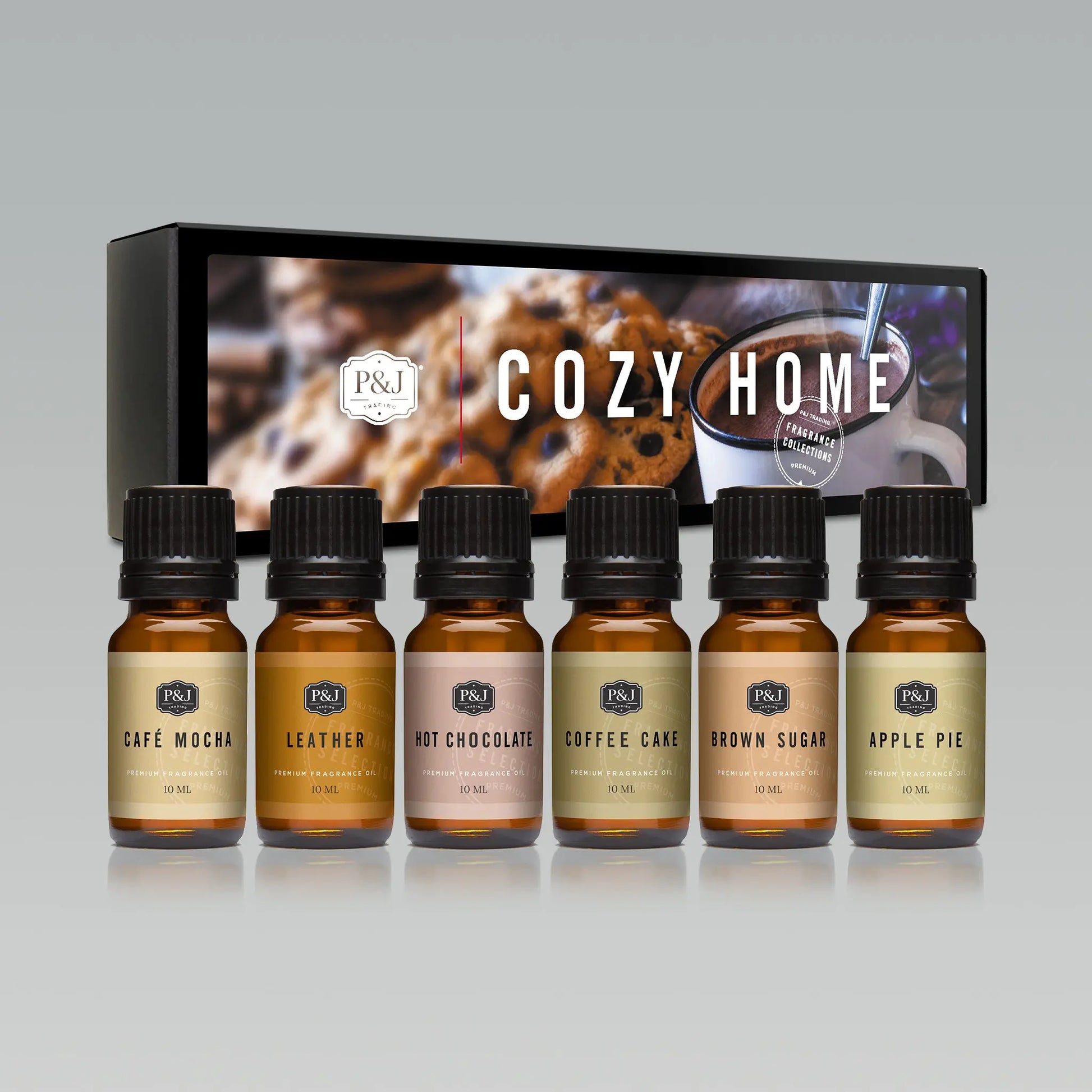 Cozy Home Set of 6 Fragrance Oils 10ml