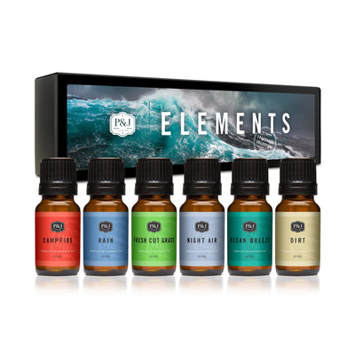 Elements Set of 6 Fragrance Oils 10ml