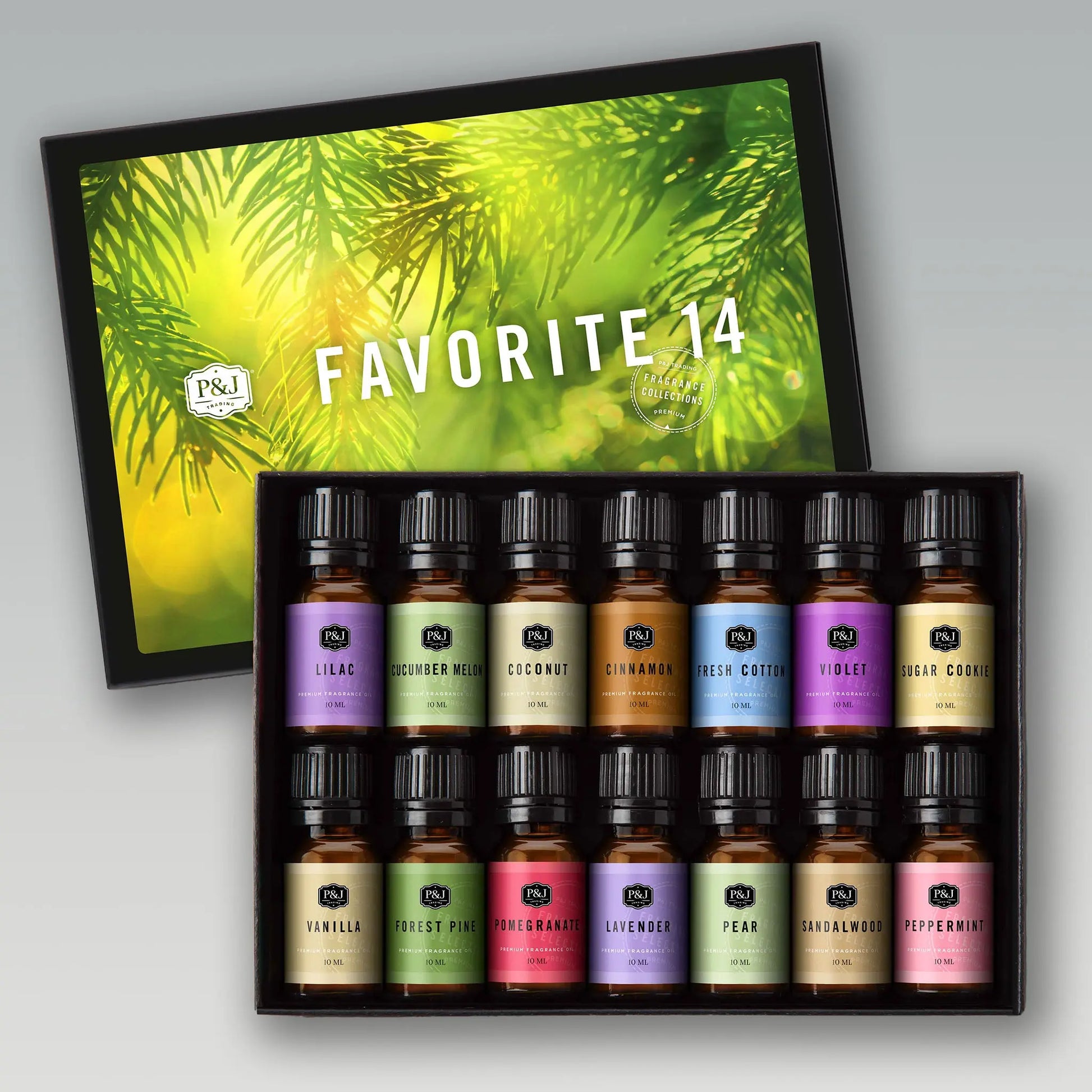 P&J Trading 10ml Premium Fragrance Oil Gift Set - Includes 6-10ml Scented  Oils for Relaxation