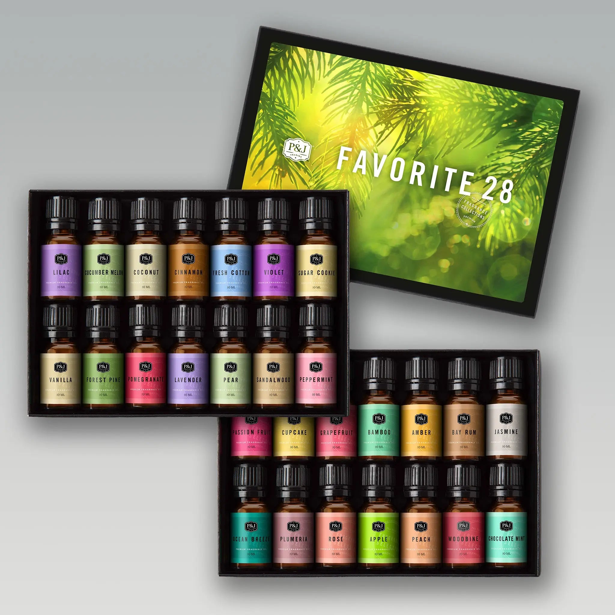 Favorites Set of 28 Premium Grade Fragrance Oils - 10ml