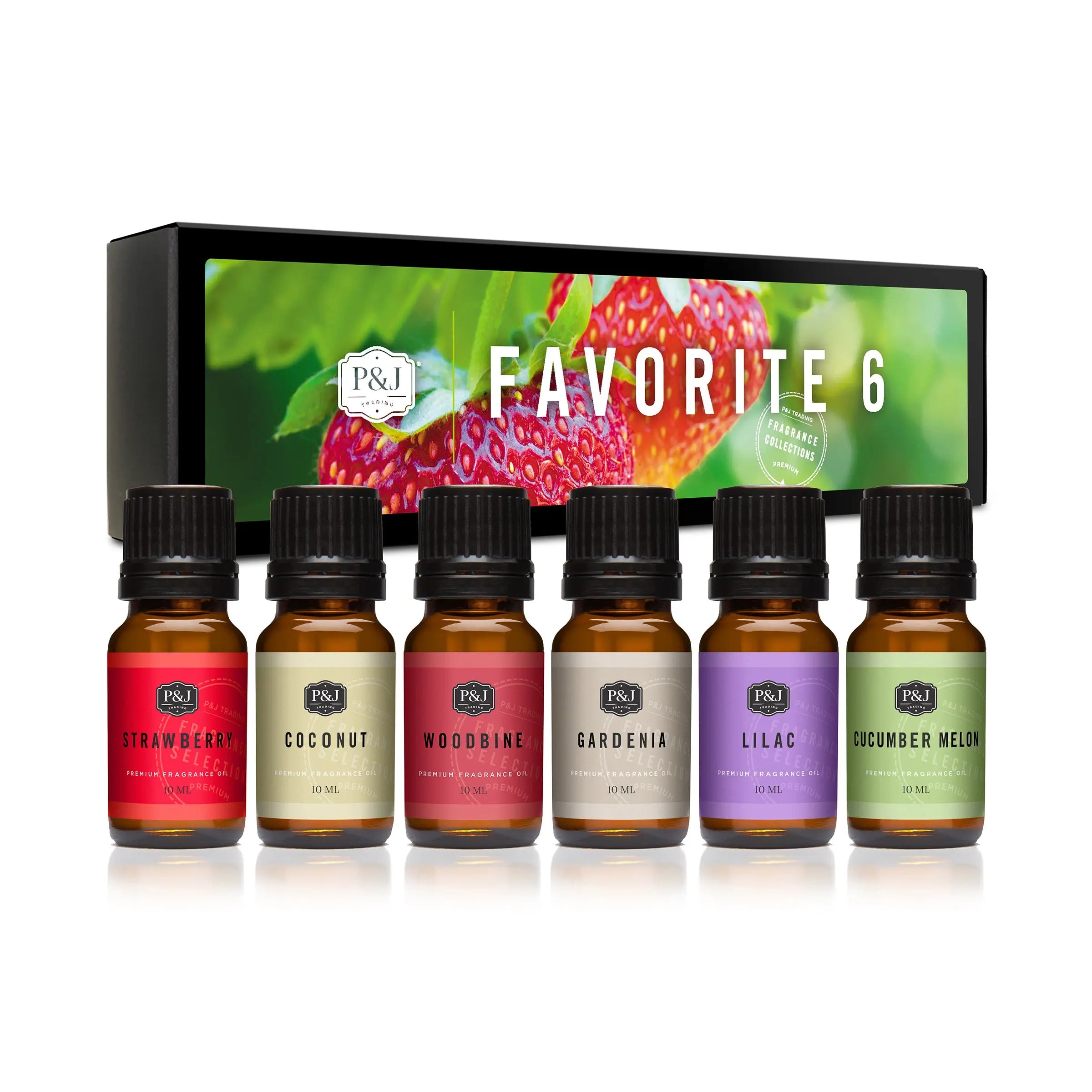 Favorites Set of 14 Fragrance Oils 10ml P&J Trading