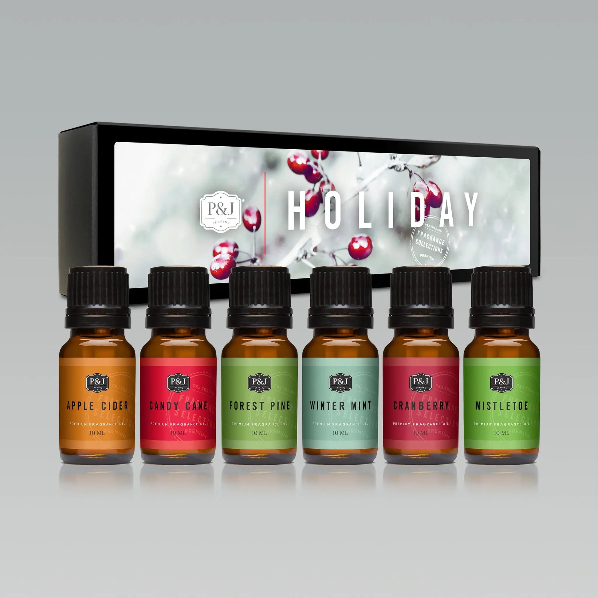 Holiday Set of 6 Fragrance Oils 10ml