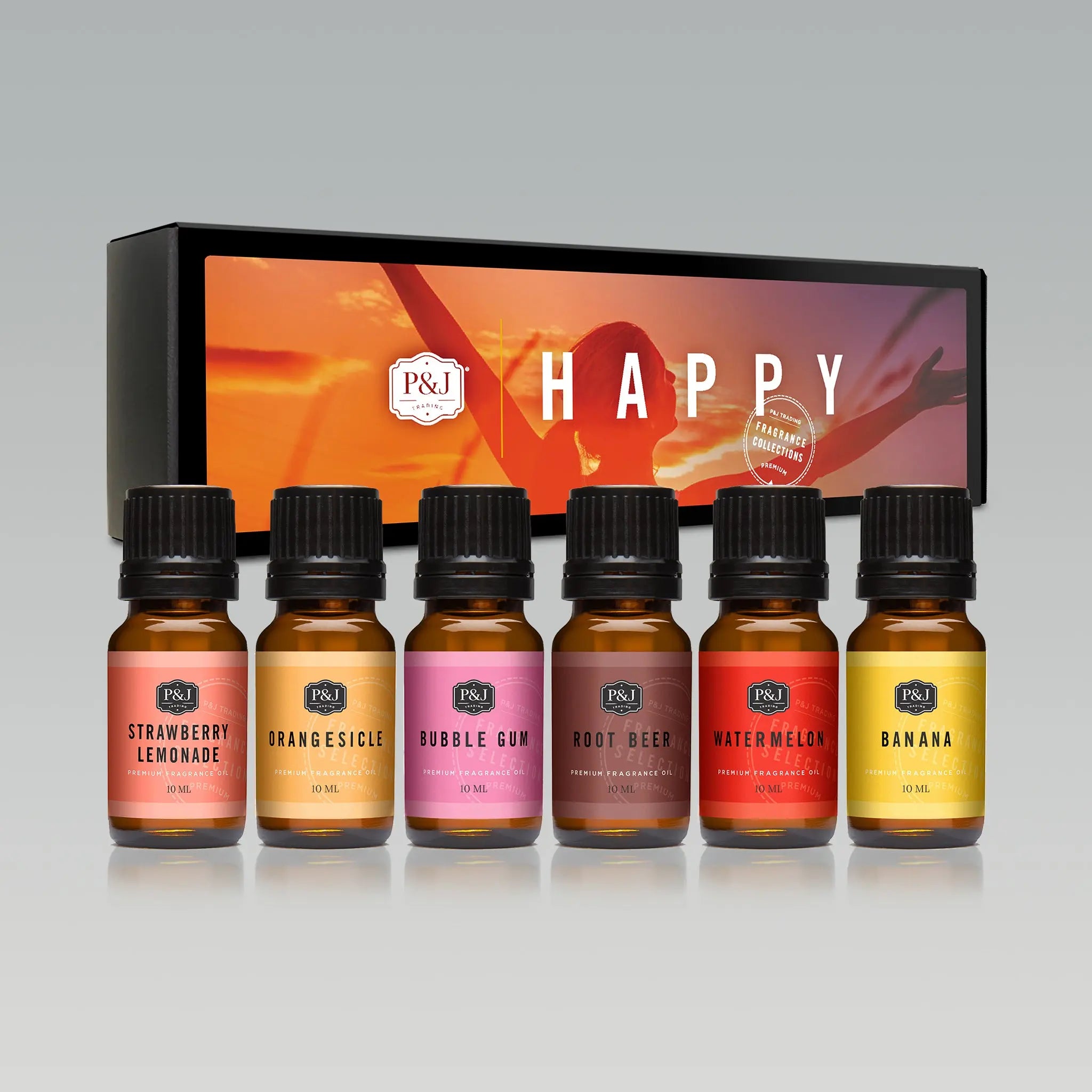 Happy Set of 6 Fragrance Oils 10ml