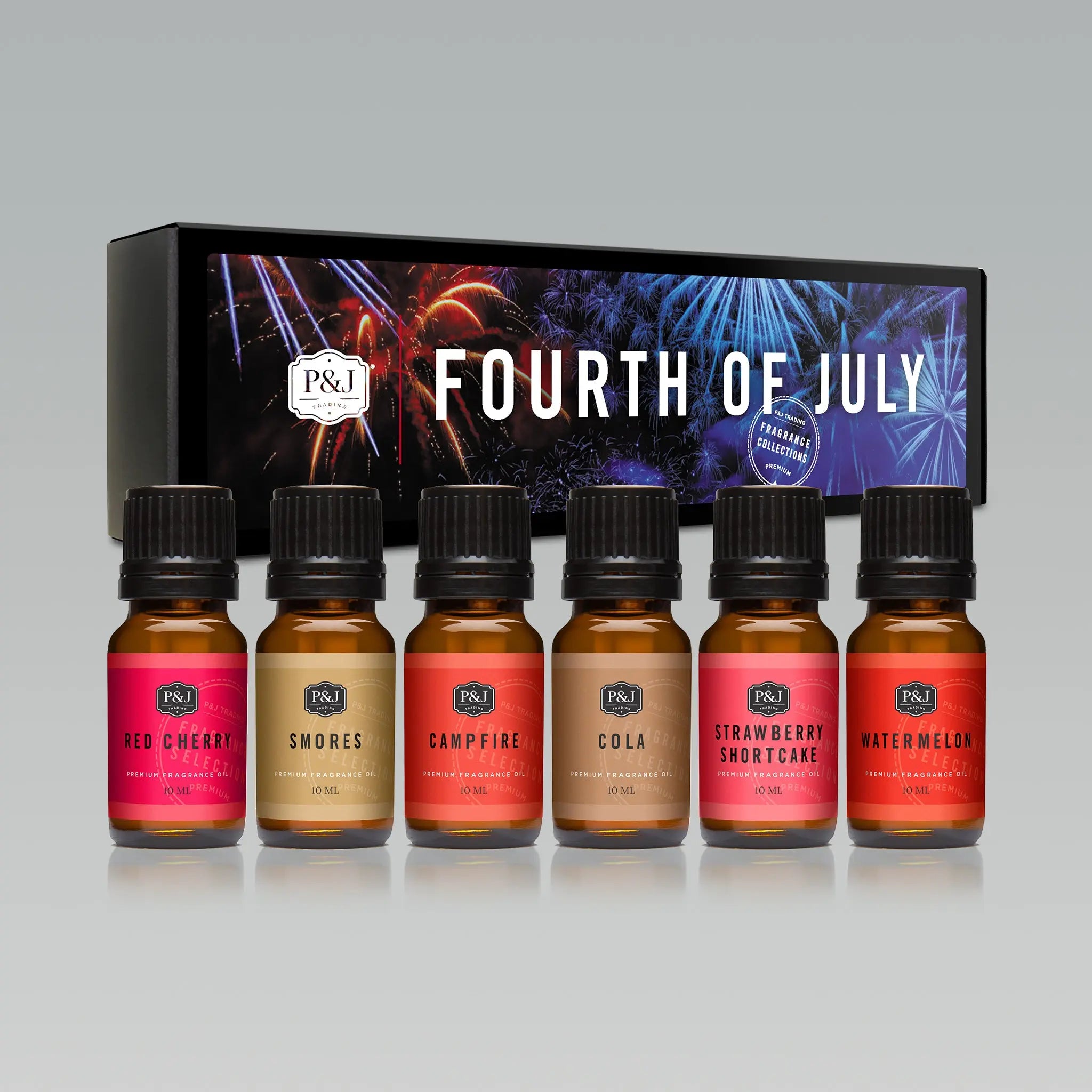 Fourth of July Set of 6 Fragrance Oils 10ml