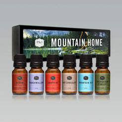 Mountain Home Set of 6 Fragrance Oils 10ml P&J Trading