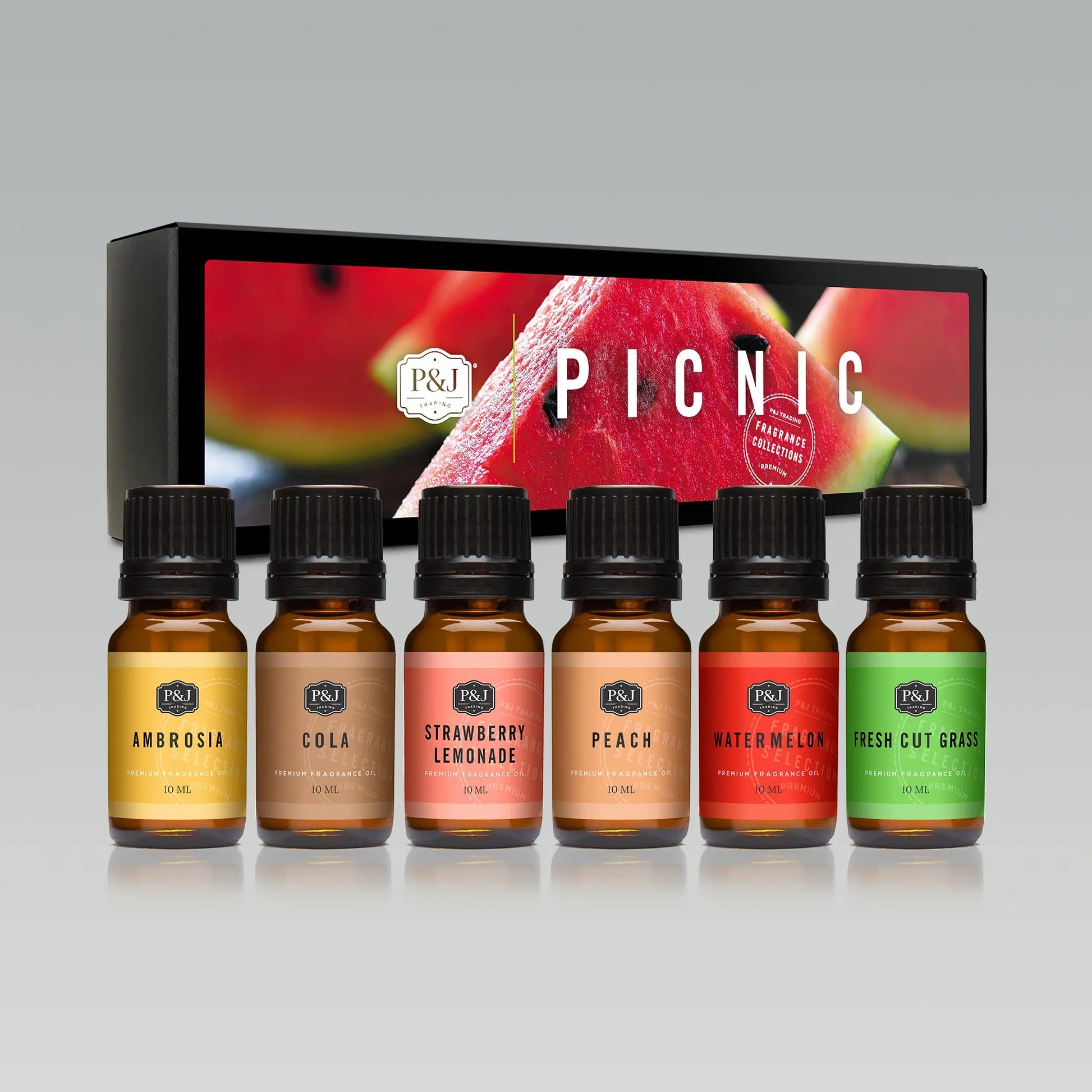 Picnic Set of 6 Fragrance Oils 10ml P&J Trading
