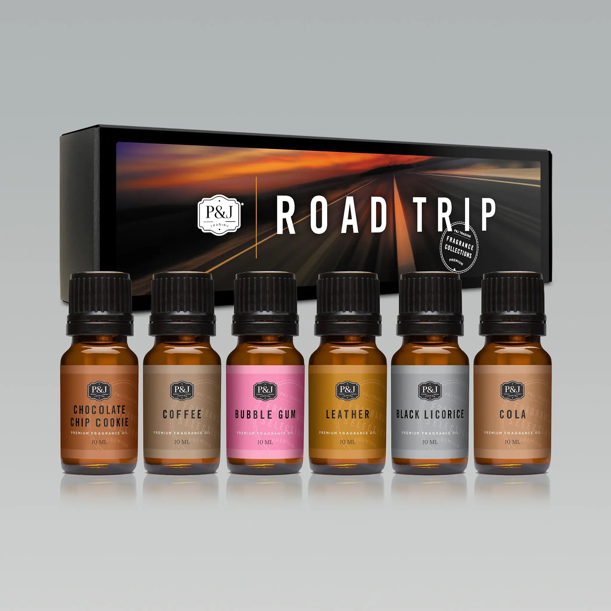 Road Trip Set of 6 Fragrance Oils 10ml