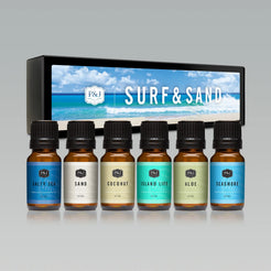 Surf & Sand Set of 6 Fragrance Oils 10ml P&J Trading