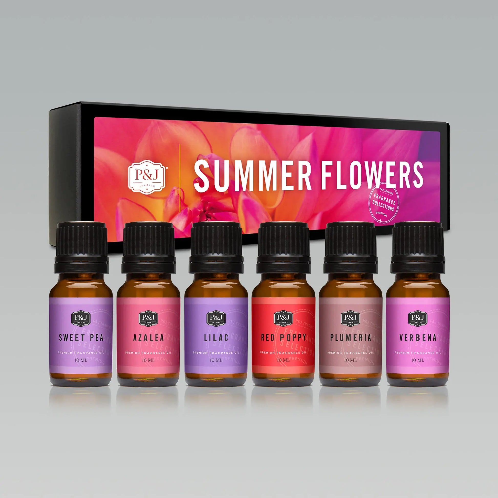 Summer Flowers Set of 6 Fragrance Oils 10ml