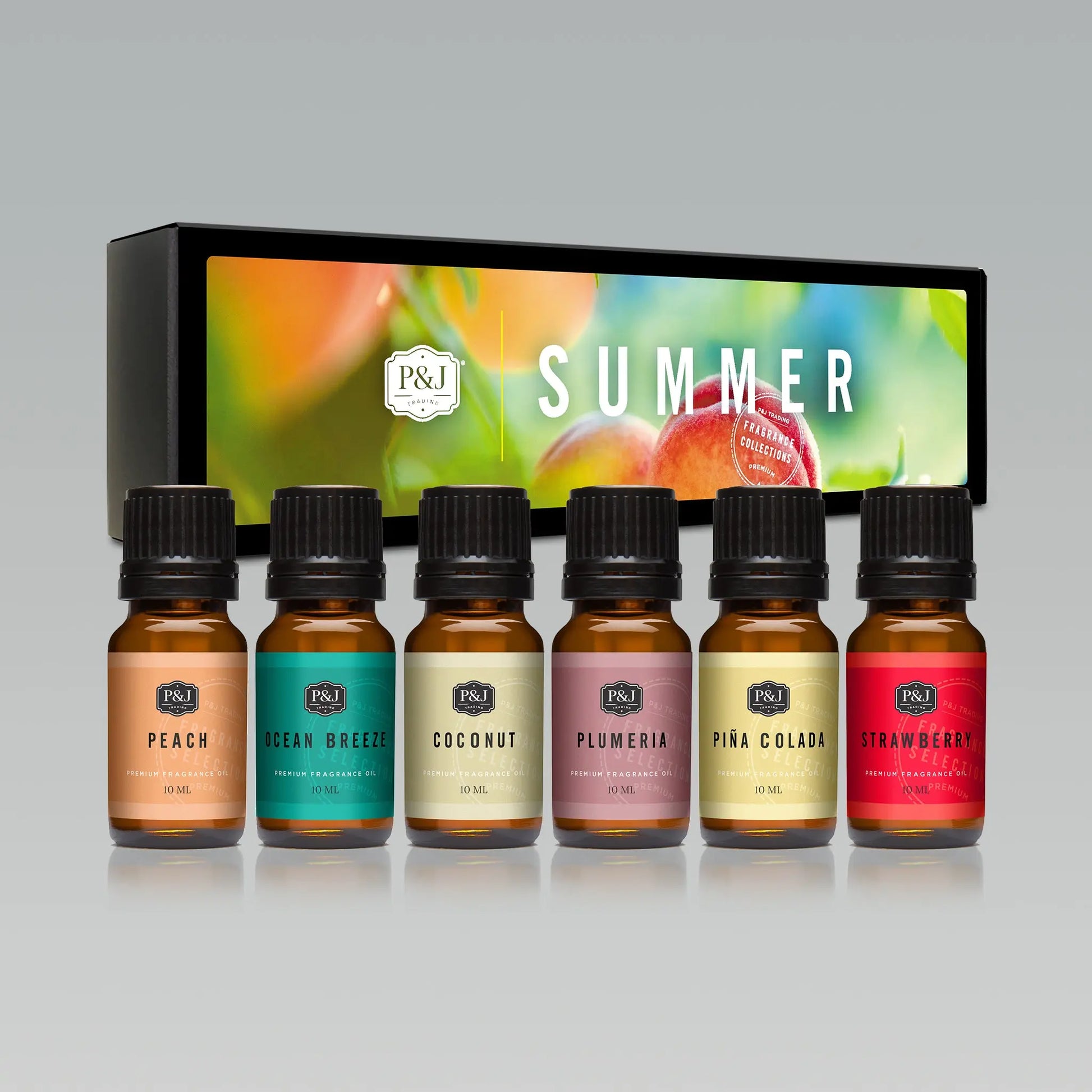  P&J Trading Summer Collection 10ml Premium Fragrance Oils Gift  Set : Health & Household