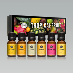 Tropical Fruit Set of 6 Fragrance Oils 10ml P&J Trading