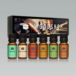 Woodshop Set of 6 Fragrance Oils 10ml